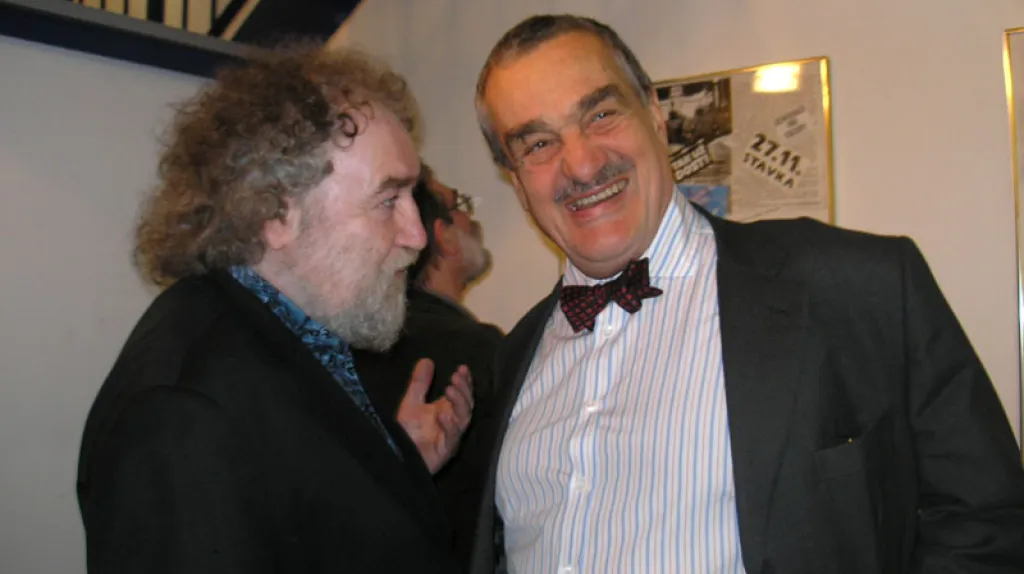 Joska Skalník a Karel Schwarzenberg