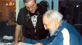 Fidel Castro s Randym Perdomou Garcíou