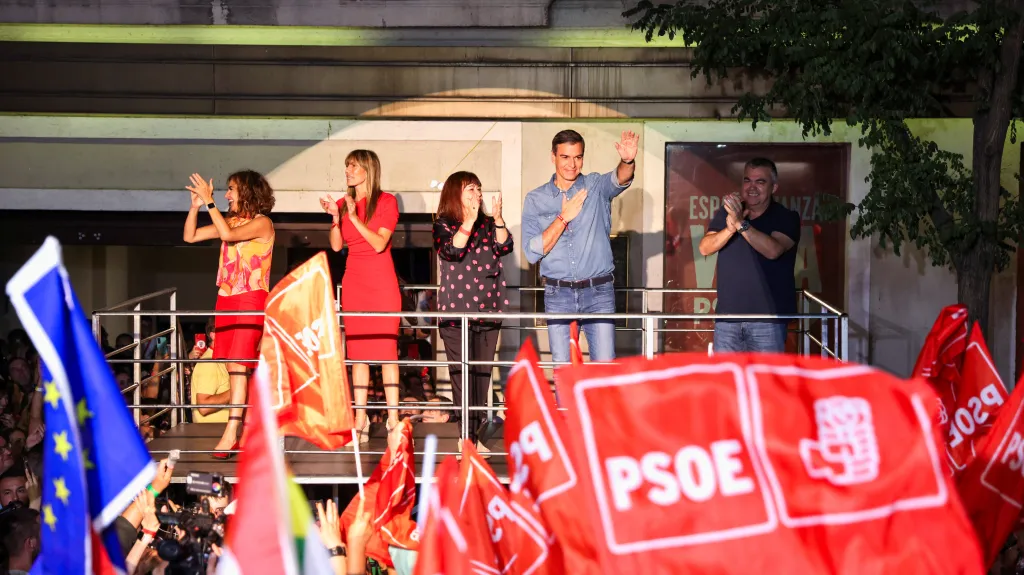 Předseda španělských socialistů a premiér Pedro Sánchez