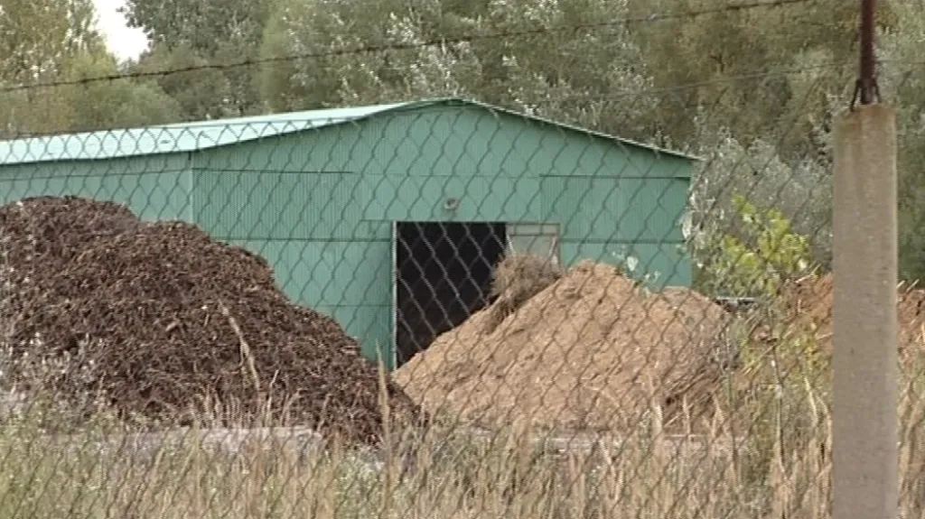 Továrna na výrobu dřevní štěpky v Hodoníně