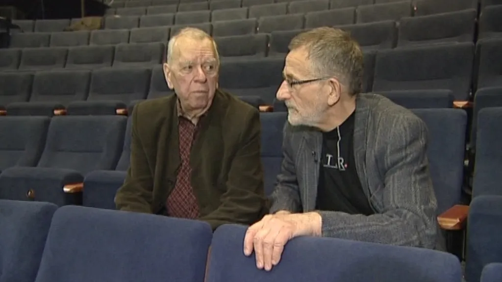 Milan Uhde a Miloš Štědroň