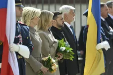 Prezident Pavel přijal na Pražském hradě Volodymyra Zelenského
