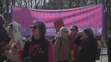 Protest v Berlíně