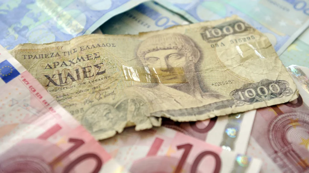 Euro vystřídalo drachmu