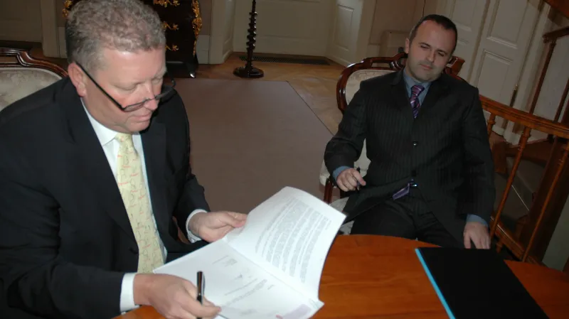 Jiří Besser a Radim Dolanský