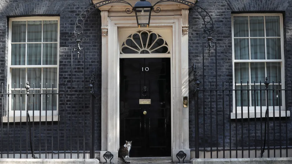 Sídlo hlavy britské vlády Downing Street 10