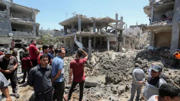 Gaza po izraelském bombardování