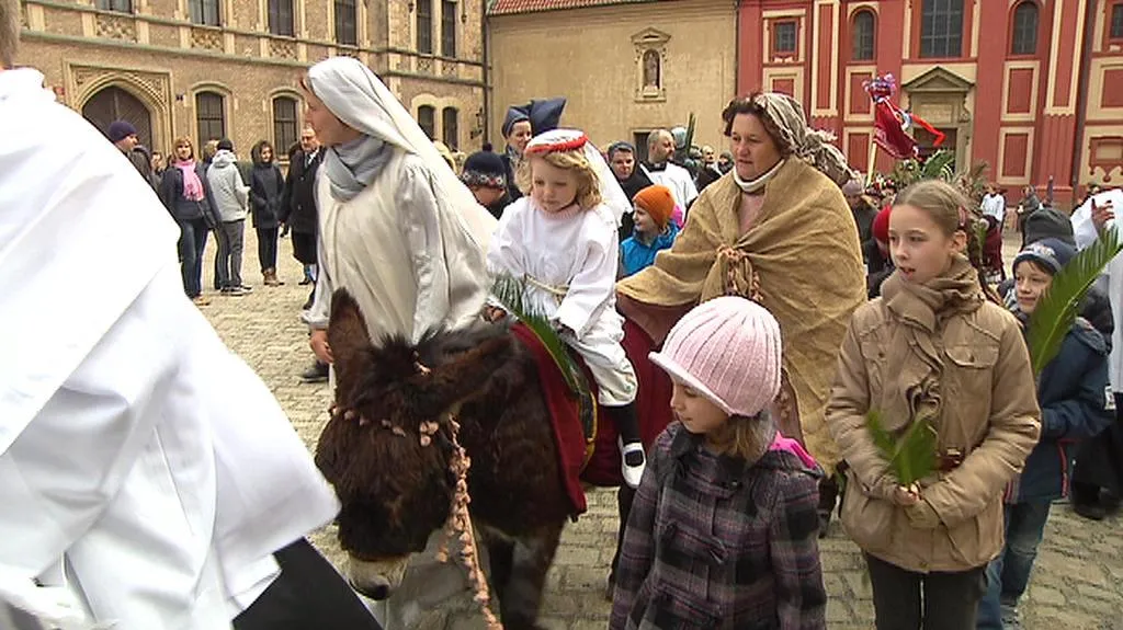 Průvod na Květnou neděli