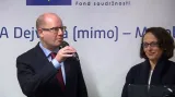 Bohuslav Sobotka a Adriana Krnáčová otevírají nový úsek metra A