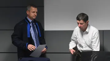 Aleš Vrubel u soudu (leden 2023)