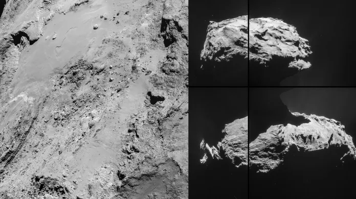 Rosetta poslala snímky komety Churyumov-Gerasimenko