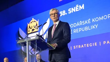Prezident Hospodářské komory ČR Zdeněk Zajíček (ODS)