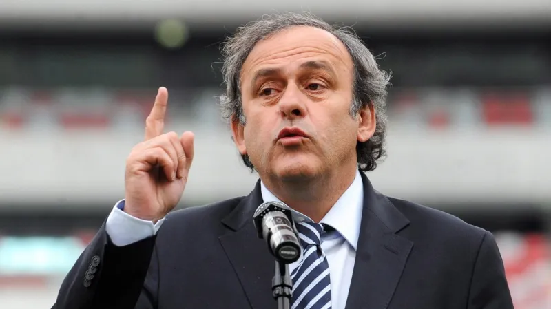Prezident UEFA Michel Platini