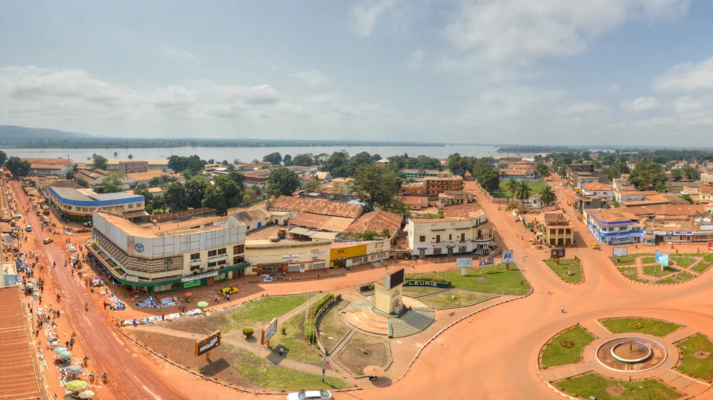 Hlavní město Středoafrické republiky Bangui. Ilustrační snímek
