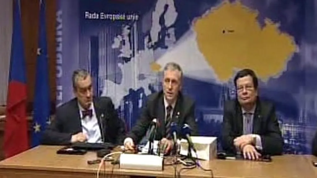 Karel Schwarzenberg, Mirek Topolánek a Alexandr Vondra