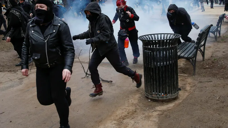 Protesty proti Donaldu Trumpovi ve Washingtonu
