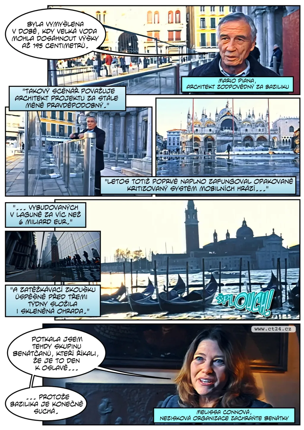 Benátky bojují proti záplavám