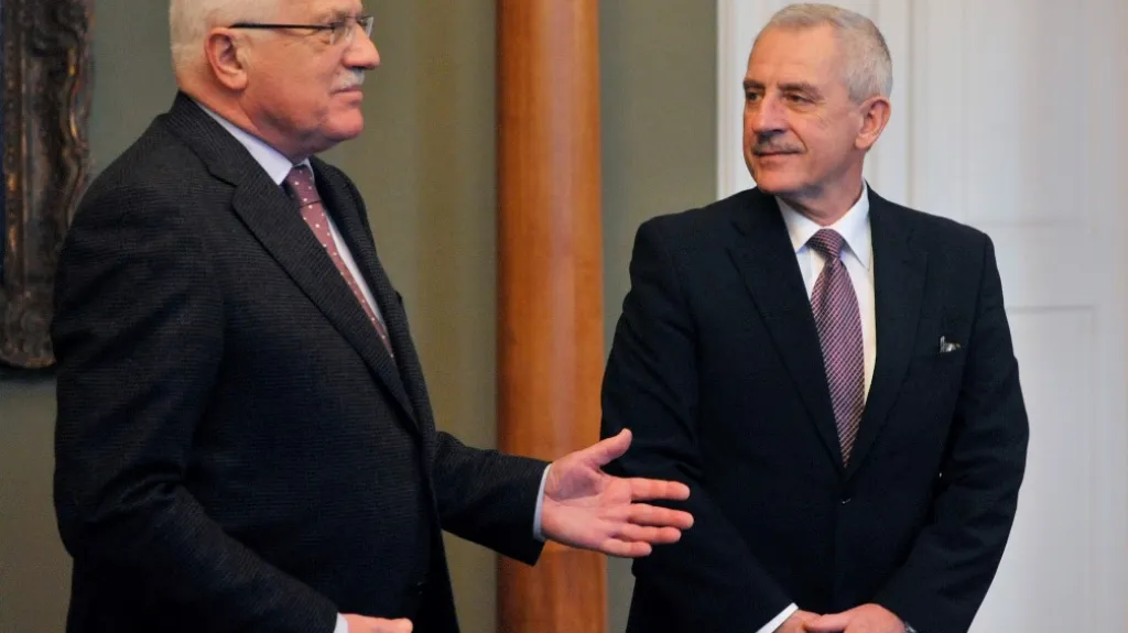 Václav Klaus a Leoš Heger