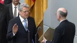 Joachim Gauck skládá přísahu