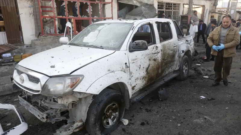 Důsledky výbuchu v Kábulu