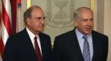 Benjamin Netanjahu a George Mitchell