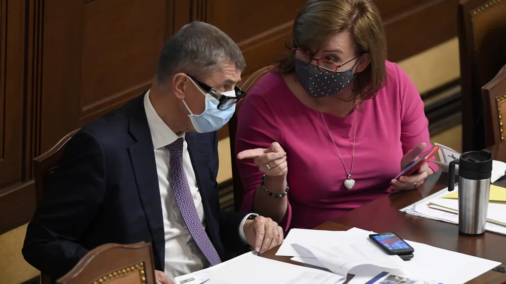Andrej Babiš a Alena Schillerová