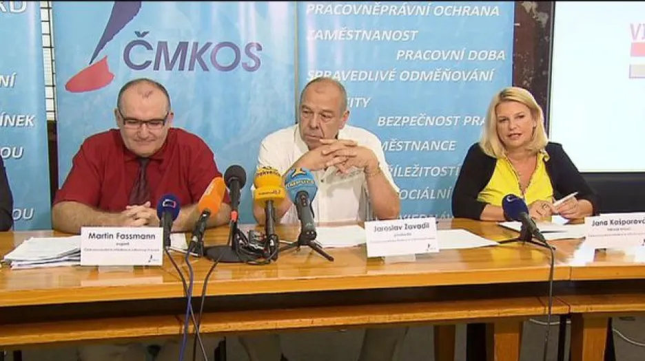 Odbory představily plán na povzbuzení ekonomiky