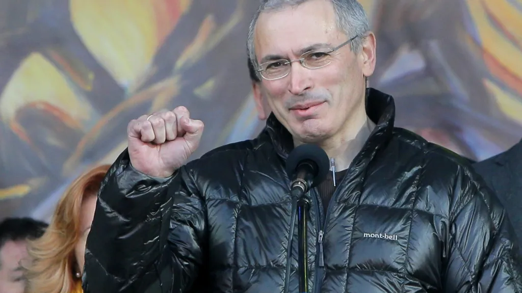Michail Chodorkovskij v Kyjevě
