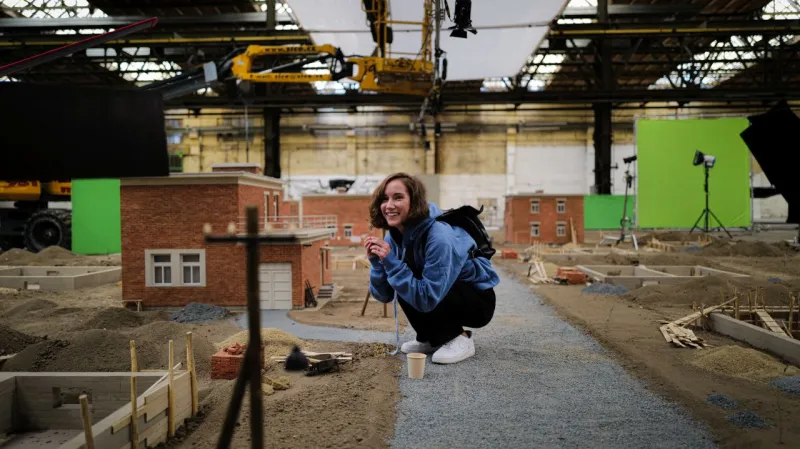 Model města Svit pro natáčení filmu Úsvit