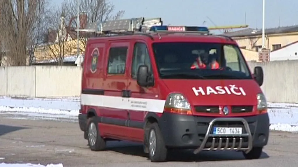 Dodávka dobrovolných hasičů