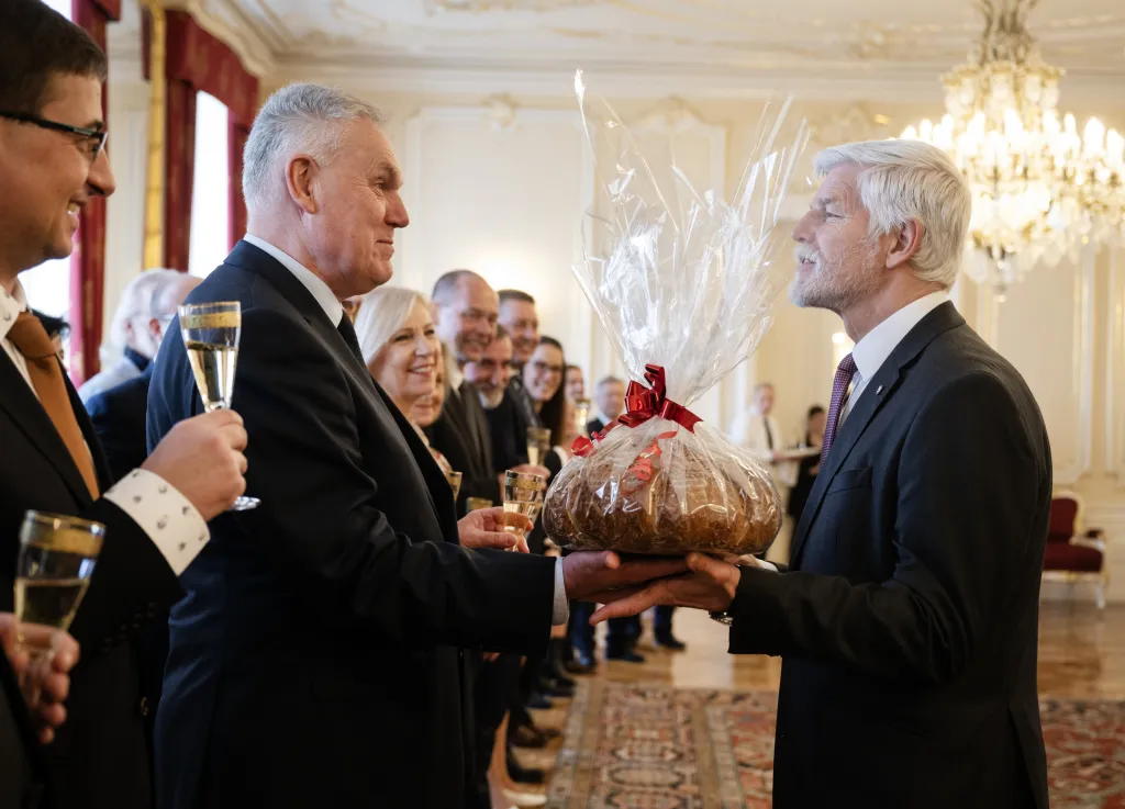 Prezident Petr Pavel přijal v úterý starosty vítězných obcí soutěže Vesnice roku 2024