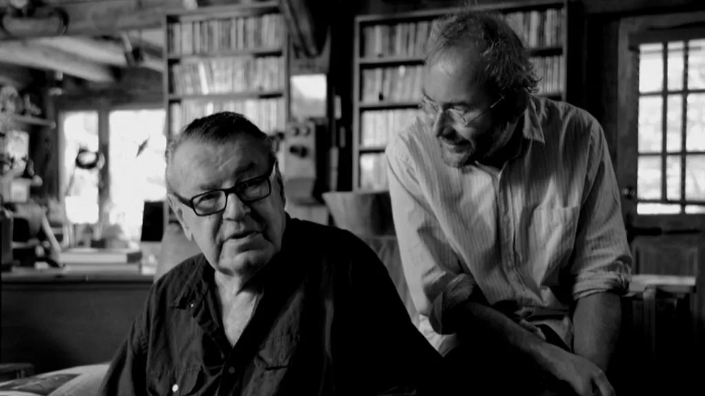 Miloš Forman a Bohdan Sláma na fotografii Davida Čálka