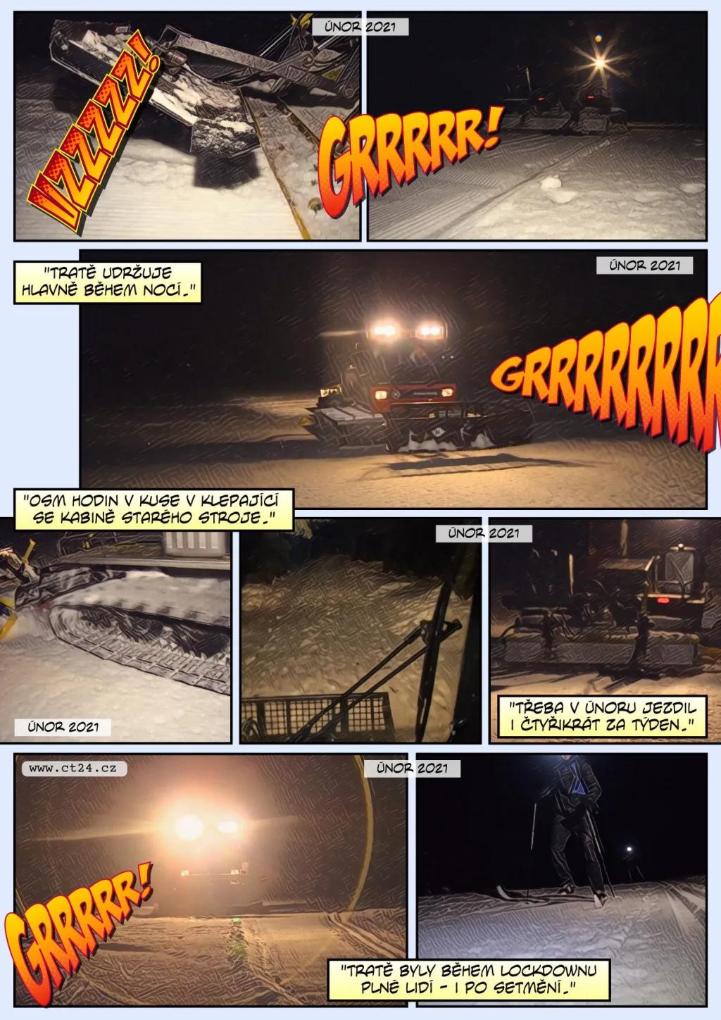 Problémy Krušnohorské bílé stopy