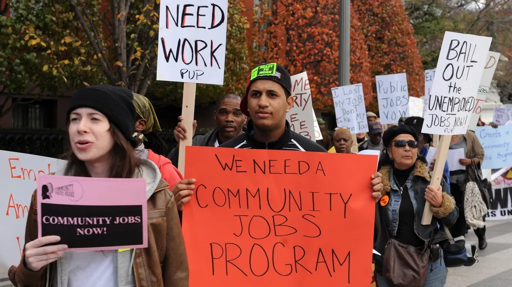 Protest amerických nezaměstnaných