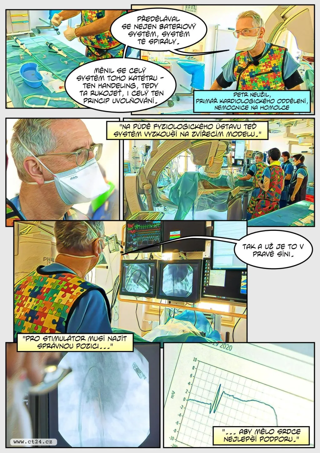 Na experimentálním pracovišti v Praze testují lékaři nové technologie