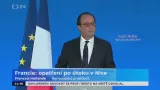 Hollande k opatření po útoku v Nice