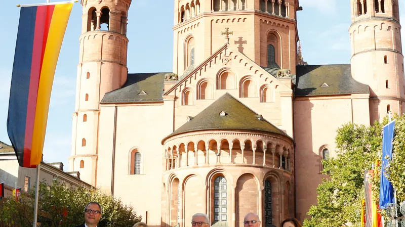 Oslavy sjednocení Německa v Mohuči