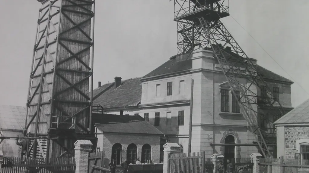 Důl Marie, kde došlo k neštěstí, na snímku z roku 1902