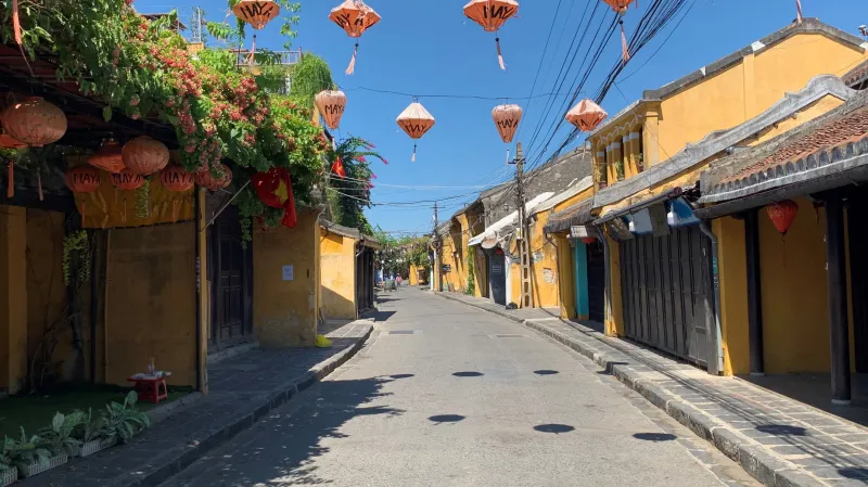 Opuštěné vietnamské letovisko Danang