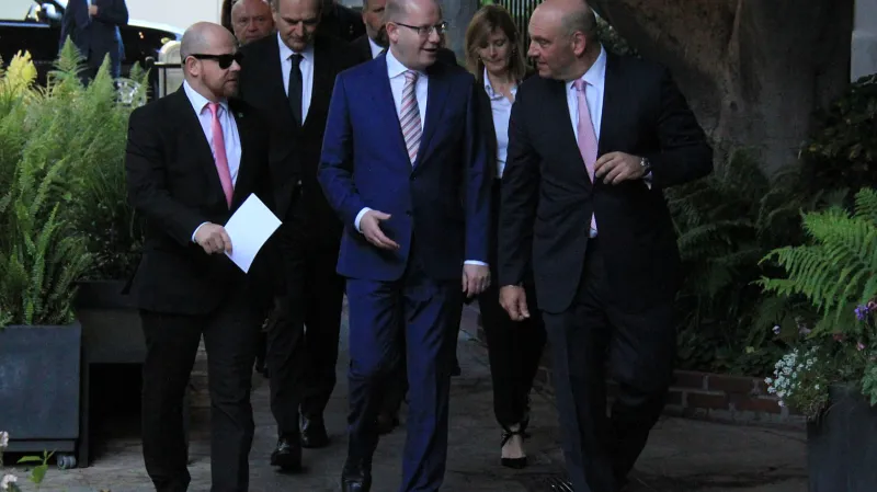 V Hollywoodu Sobotka lákal na Česko jako atraktivní filmovou destinaci