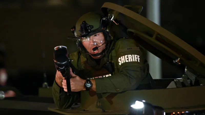 Zásah policie ve městě Kenosha