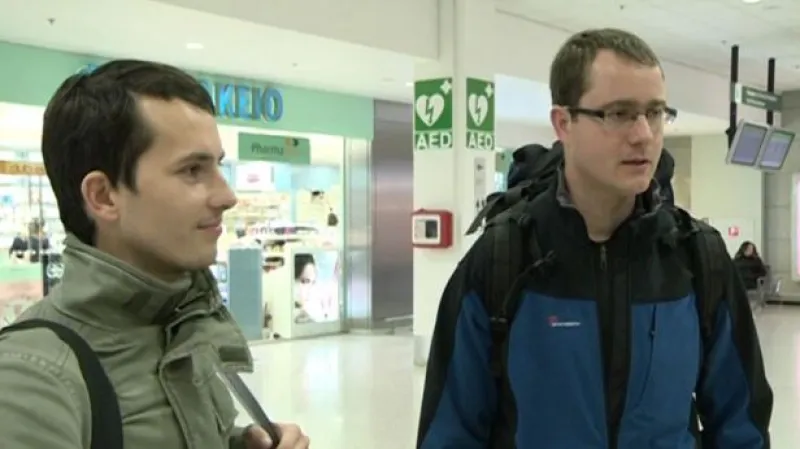 Přílet dvojice Čechů z Řecka