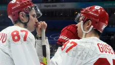 Ruští hokejisté na olympiádě v Pekingu 20. února 2022