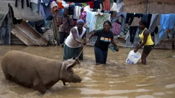 Bouře Isaac zasáhla Haiti