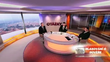 Mirek Topolánek a Jiří Paroubek v OVM