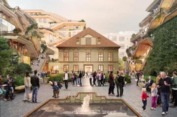 Architekt představil novou podobu paláce Savarin v centru Prahy. Komplex má stát deset miliard 