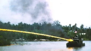 Americká armáda využívala ve válce ve Vietnamu napalm