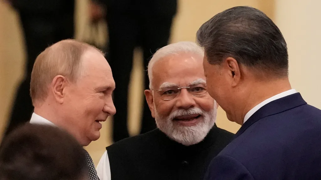 Vladimir Putin, Naréndra Módí a Si Ťin-pching