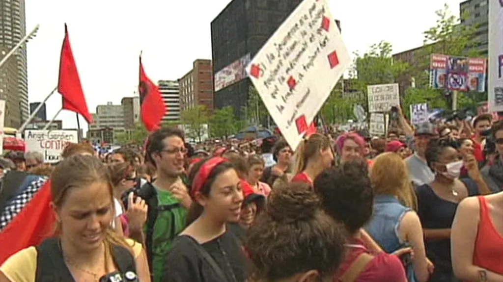 Protesty v Montrealu