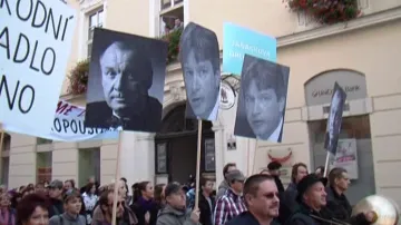 Protesty proti vedení brněnského ND